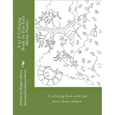 A to Z Coloring Book on Fun Facts About Nature