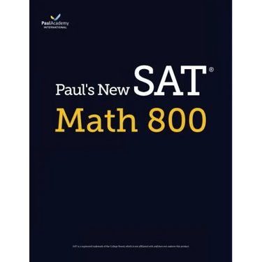 Paul's New SAT Math 800