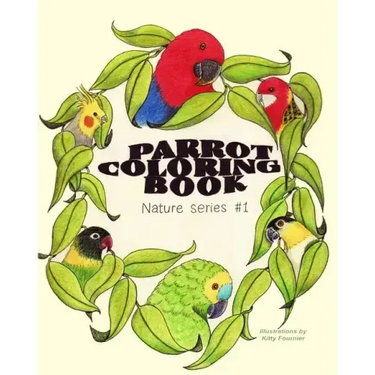 Parrot Coloring Book: Nature Series