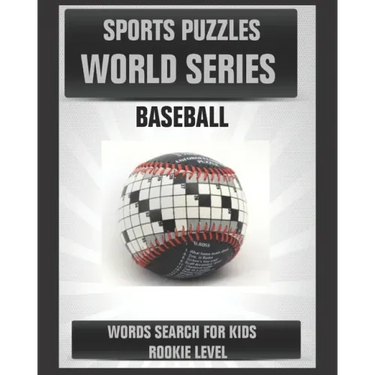 Sports Puzzles World Series: Baseball: Baseball Activity Book for Kids: Word Search for Smart Children