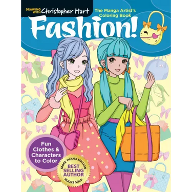 Manga Artist's Coloring Book: Fashion!: Fun Clothes & Characters to Color