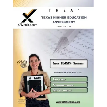 Thea Texas Higher Education Assessment Teacher Certification Test Prep Study Guide