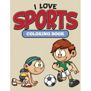 I Love Sports Coloring Book