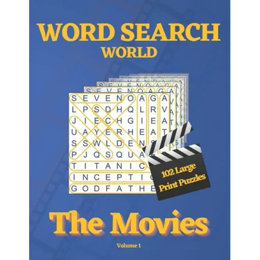 Word Search World: The Movies - Volume 1: 102 Word Search Puzzles for all ages in large print!