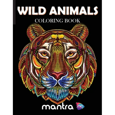 Wild Animals Coloring Book: Coloring Book for Adults: Beautiful Designs for Stress Relief, Creativity, and Relaxation
