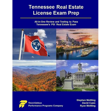 Tennessee Real Estate License Exam Prep: All-in-One Review and Testing to Pass Tennessee's PSI Real Estate Exam