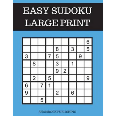 Easy Sudoku Puzzle Books Large Print