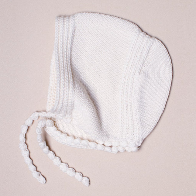 Organic Baby Bonnet Hats, Hand knit by Estella