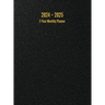 2024 - 2025 2-Year Monthly Planner: 24-Month Calendar (Black) - Large