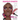 Makeup Charts - Face Charts for Makeup Artists: Black Model - INVERTED TRIANGLE face shape