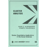 Cluster Analysis