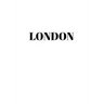 London: Hardcover White Decorative Book for Decorating Shelves, Coffee Tables, Home Decor, Stylish World Fashion Cities Design