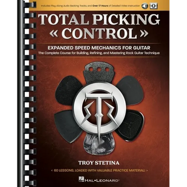 Total Picking Control - Expanded Speed Mechanics for Guitar with 60 Lessons, Audio Backing Tracks, and Over 17 Hours of Detailed Video Instruction!