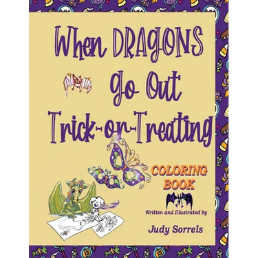 When Dragons Go Out Trick-or-Treating Coloring Book