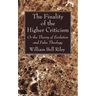 The Finality of the Higher Criticism