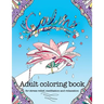 Calm adult coloring book for stress relief, meditation and relaxation