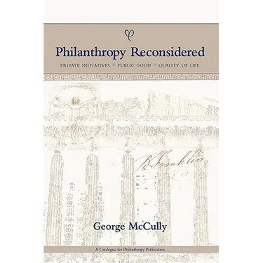 Philanthropy Reconsidered: Private Initiatives - Public Good - Quality of Life