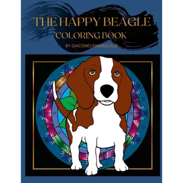 The Happy Beagle Coloring Book