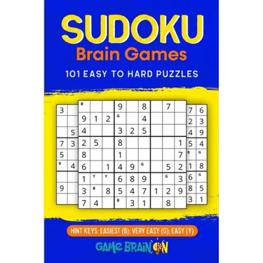 Sudoku Brain Games: 101 Easy To Hard Puzzles