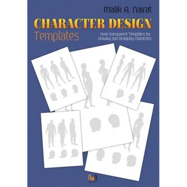 Character Design Templates: Semi-transparent templates for drawing and designing characters