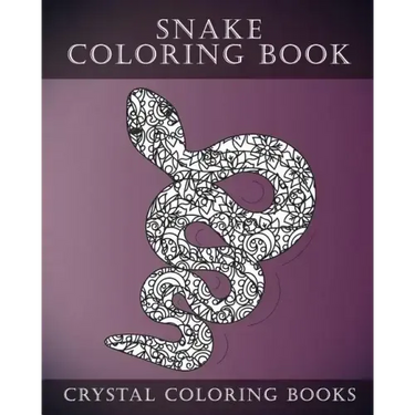 Snake Coloring Book: A Stress Relief Adult Coloring Book Containing 30 Coloring Pages.