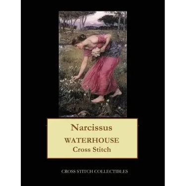 Narcissus: Waterhouse cross stitch pattern
