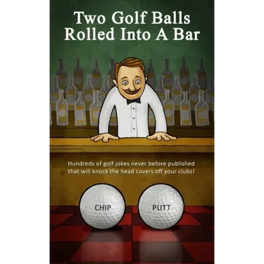 Two Golf Balls Rolled Into A Bar