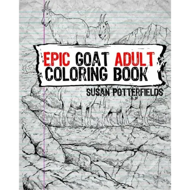 Epic Goat Adult Coloring Book