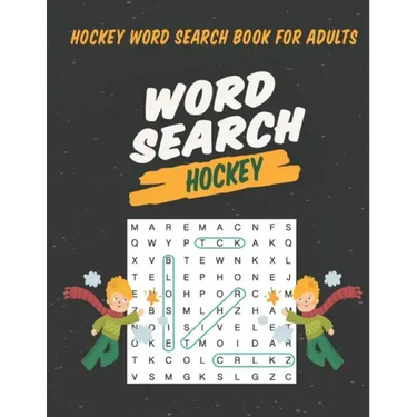 Hockey Word Search Book For Adults: Large Print Puzzle For Adults & Seniors
