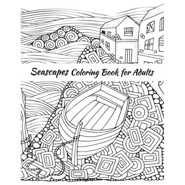 Seascapes Coloring Book for Adults