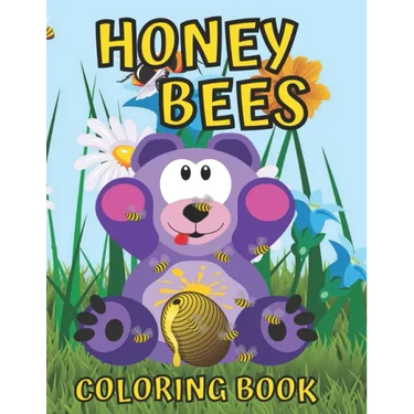 Honey Bee Coloring Book: For kids, Great Gift for Boys & Girls, 8.5 x 11 Inches (21.59 x 27.94 cm)