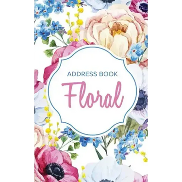 Address Book Floral