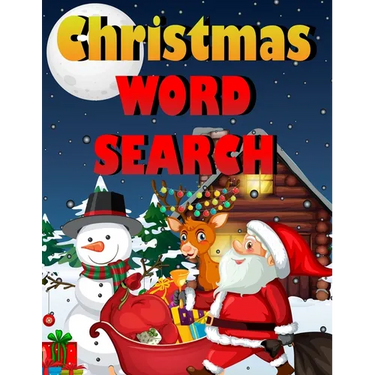 Christmas word search.: Easy Large Print Puzzle Book for Adults, Kids & Everyone for the 25 Days of Christmas.