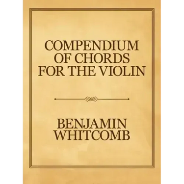 Compendium of Chords for the Violin