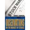 Observations on the Market of Stocks