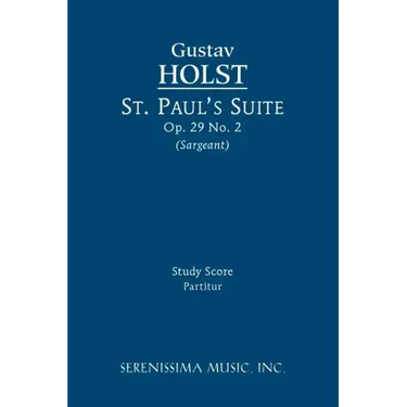 St. Paul's Suite, Op.29 No.2: Study score