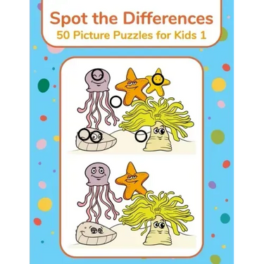 Spot the Differences - 50 Picture Puzzles for Kids 1