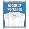 Area Perimeter And Volume: Geometry Workbook: Practice Pages Of Geometry For Kids & Beginners (With Answers) KS2-KS3 Maths