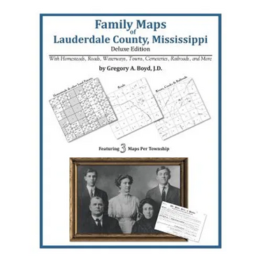 Family Maps of Lauderdale County, Mississippi