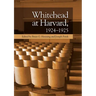 Whitehead at Harvard, 1924-1925
