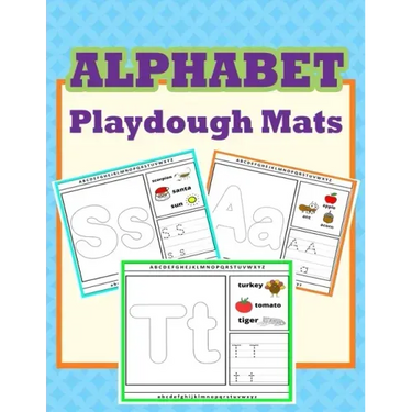 Alphabet Playdough Mats: Alphabet Activities to Practice Writing Letters, Alphabet Playdough Mats For Kids