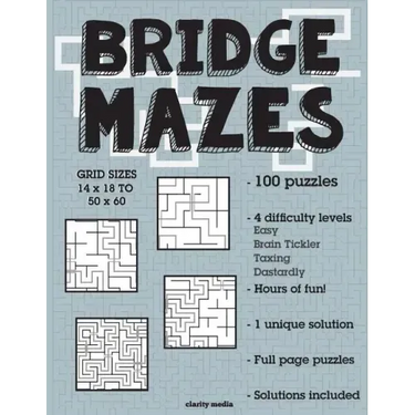 Bridge Mazes: 100 brain-teasing mazes in 4 different sizes