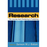 Research: The Journey from Pondering to Publishing