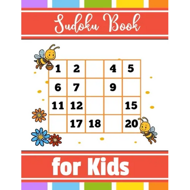 Sudoku Book For Kids: Kids Sudoku Puzzle Books Sudoku With Cute Books for Kids