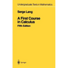 A First Course in Calculus