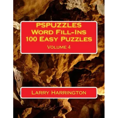PSPUZZLES Word Fill-Ins 100 Easy Puzzles Volume 4