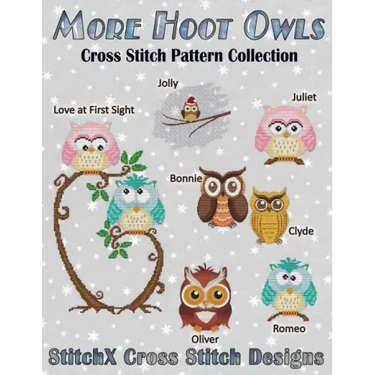 More Hoot Owls ... Cross Stitch Pattern Collection