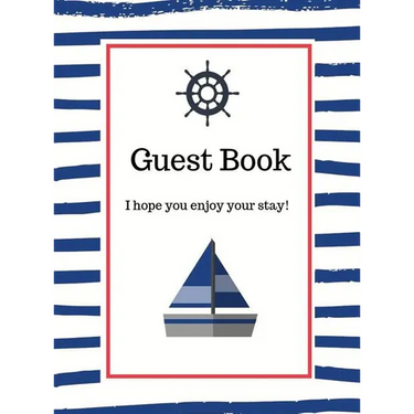Nautical Guest Book Hardcover