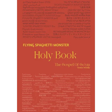 Flying Spaghetti Monster HOLY BOOK: The Gospel Of Go'yta