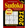 2021 Sudoku: 365 Easy to Hard Puzzles for Every Day of the Year: Keep Your Brain Young